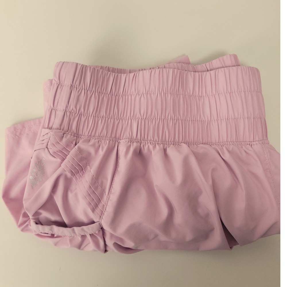 FP Movement The Way Home Shorts Lilac Pink High Rise Running Large